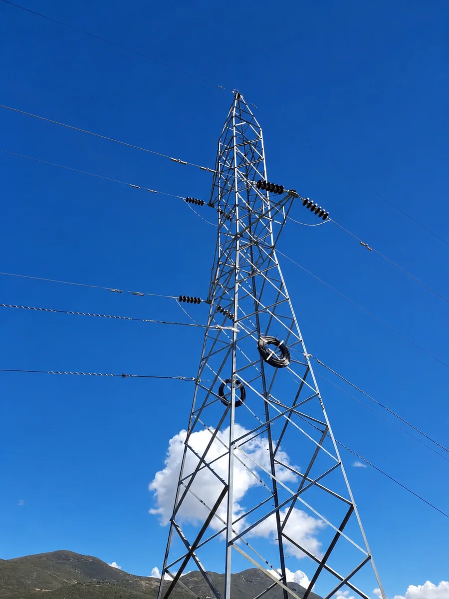 Torre metálica de transmisión