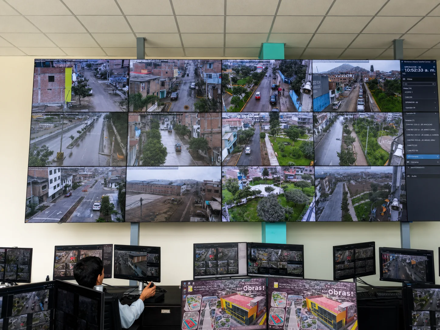 Auditoría técnica de telecomunicaciones y centro de monitoreo